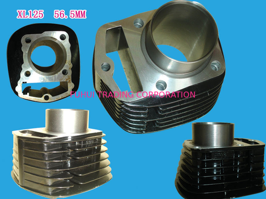 4 stroke iron / aluminium motorcycle parts cylinder block kit XL125 56.5mm A-107